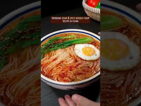 Easy Sour & Spicy Noodle Soup