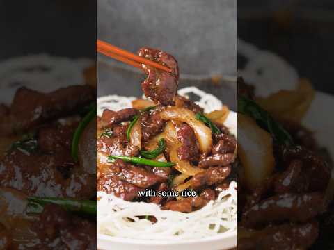 Mongolian Beef (Chinese Takeout Style)