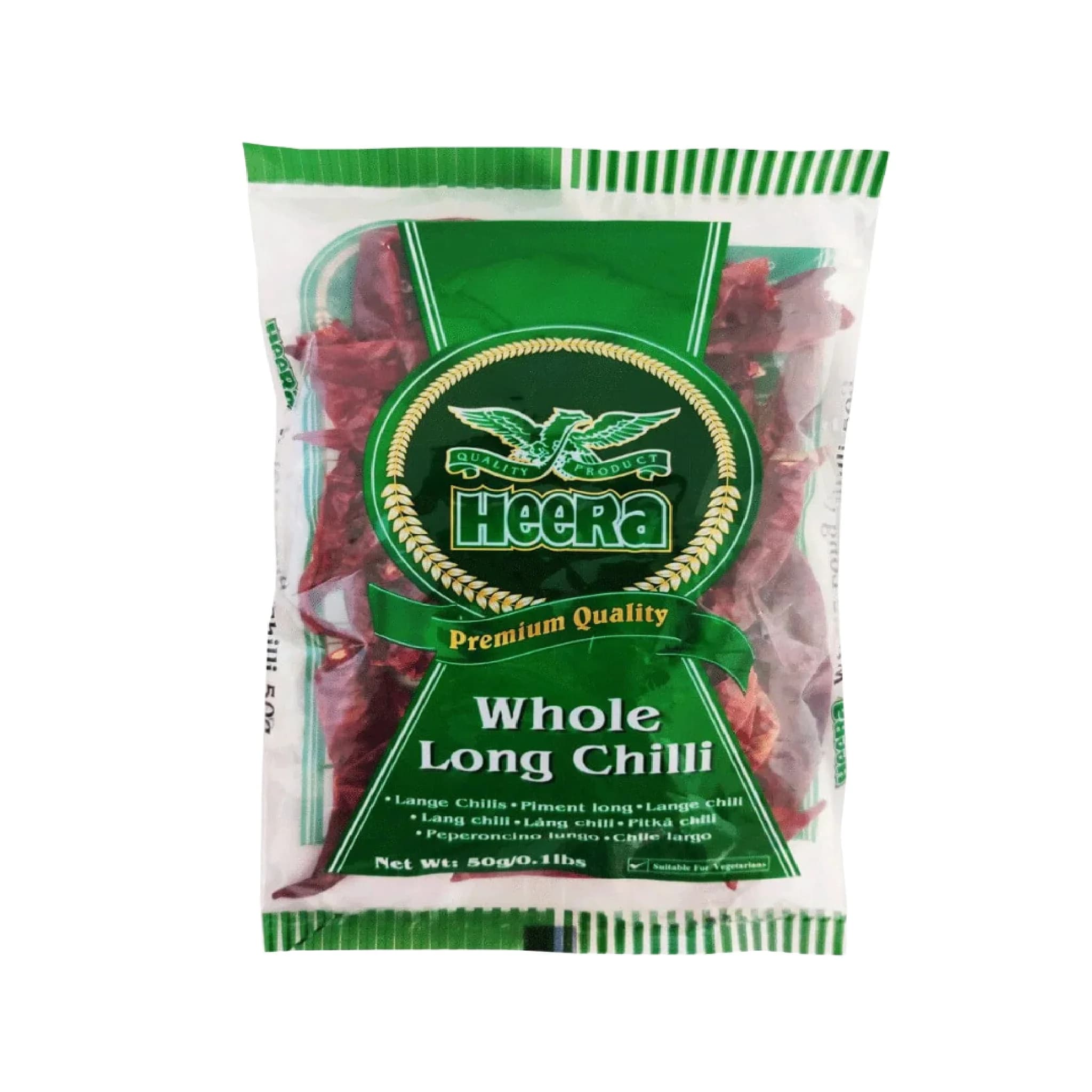 Heera Chillies Whole Long - 50 g