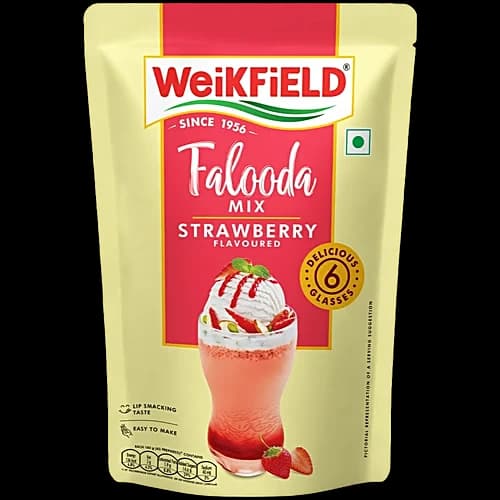 Weikfield Falooda Strawberry Mix Powder