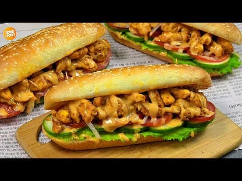Chicken Subway Sandwich